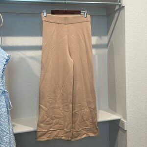 Tan Knit/sweater pants size medium
